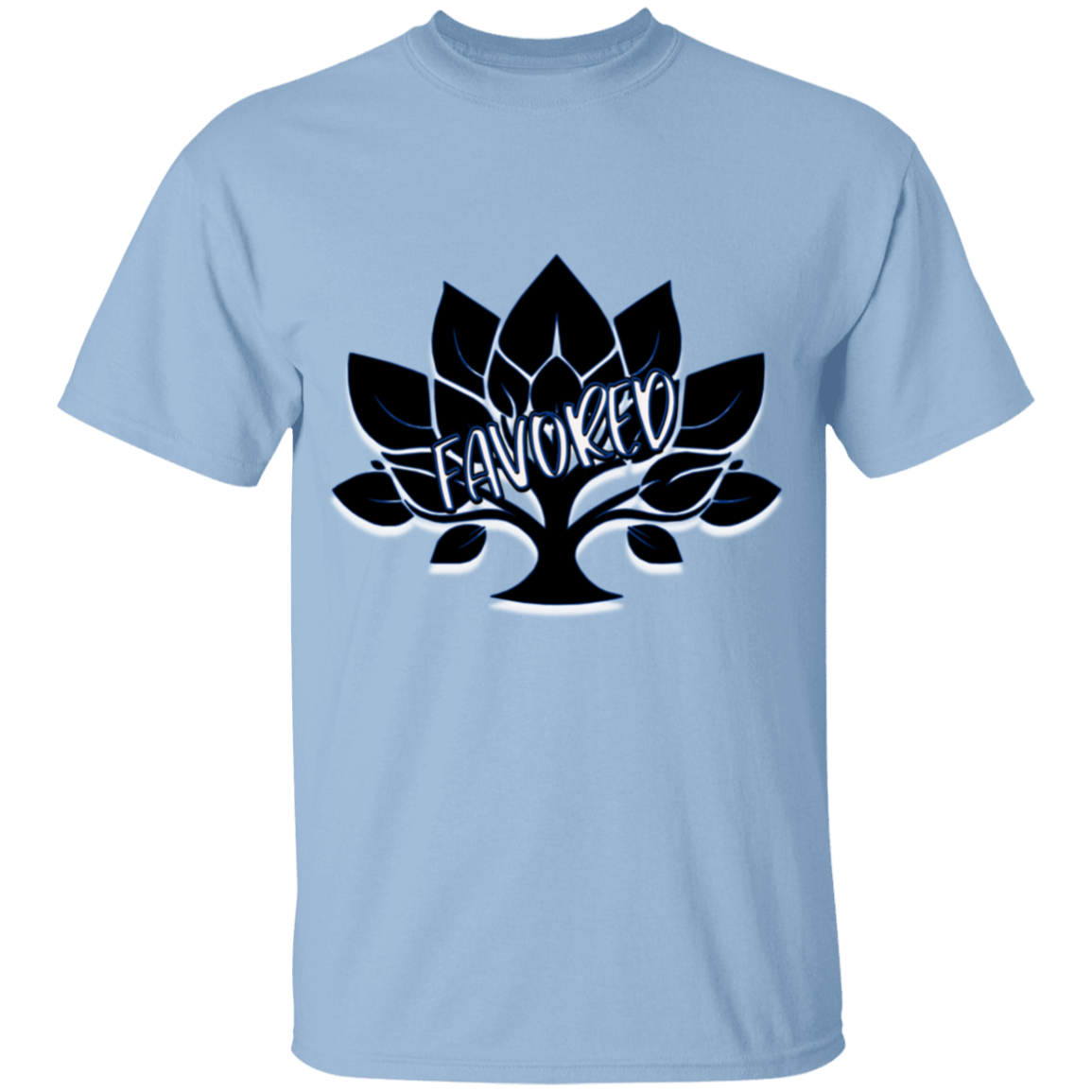 Favored Blue Youth 5.3 oz 100% Cotton T-Shirt