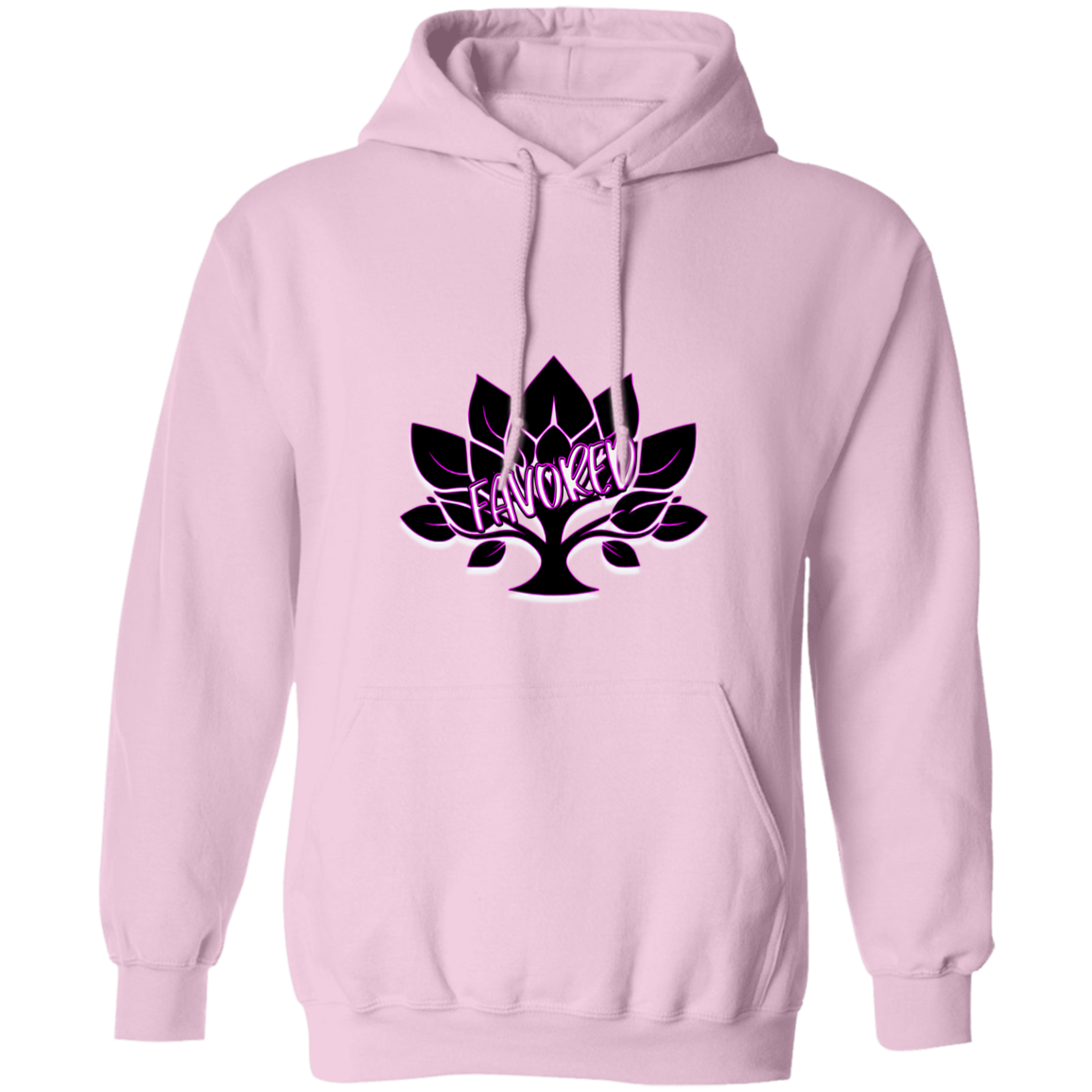 Hot Pink Favored Gildan Pullover Hoodie