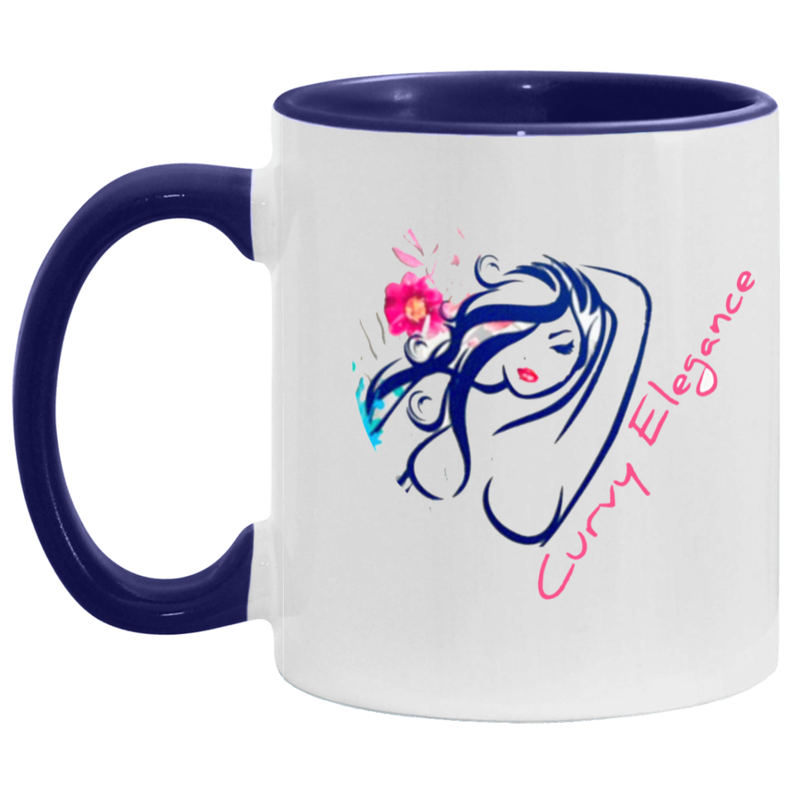 Curvy Elegance 11oz Accent Mug