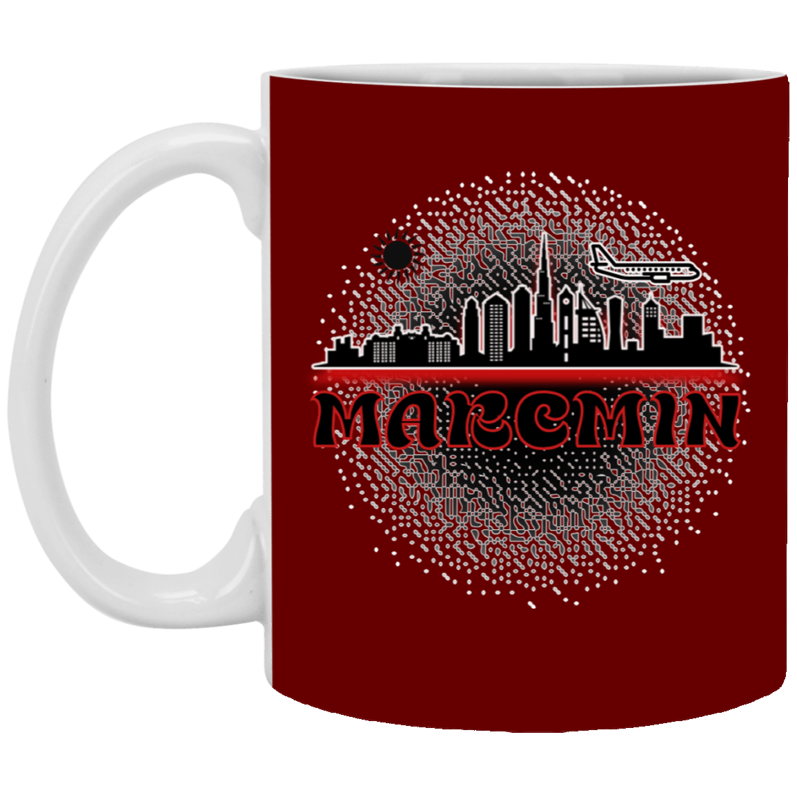 Marcmin 11oz White Mug