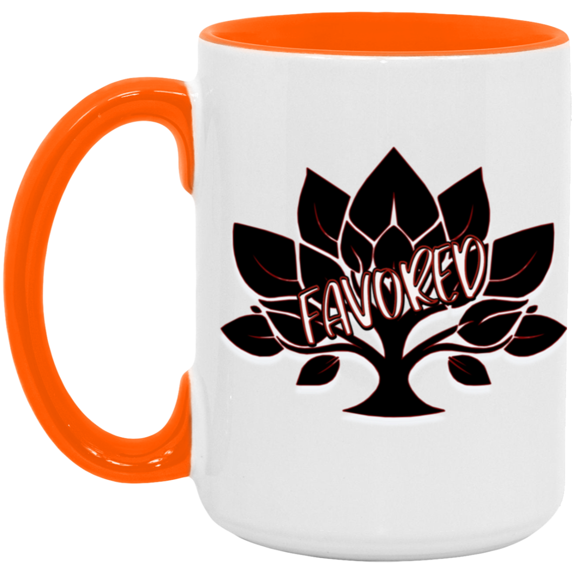 Favored Red 15oz Accent Mug