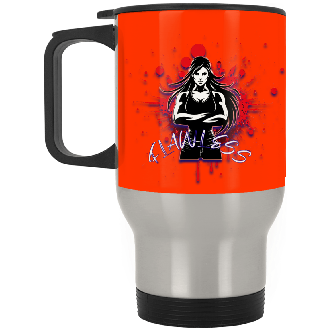 Flawless Silver Stainless Travel Mug