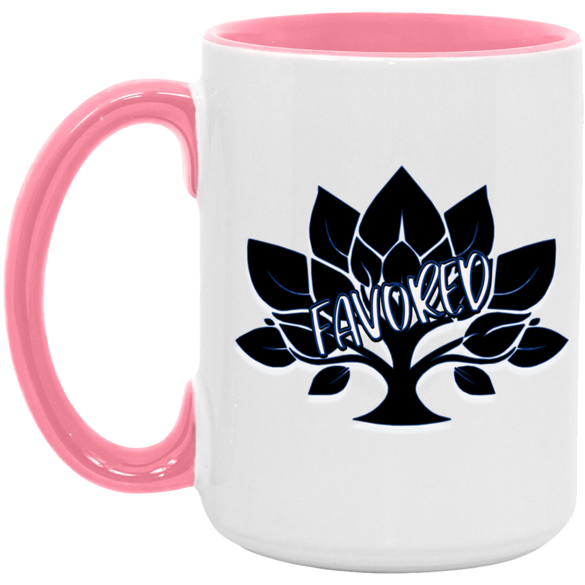 Favored Blue 15oz Accent Mug