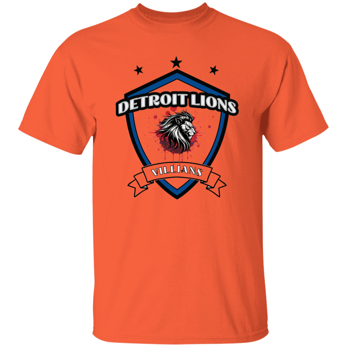 Detroit Lions Villian 5.3 oz. T-Shirt