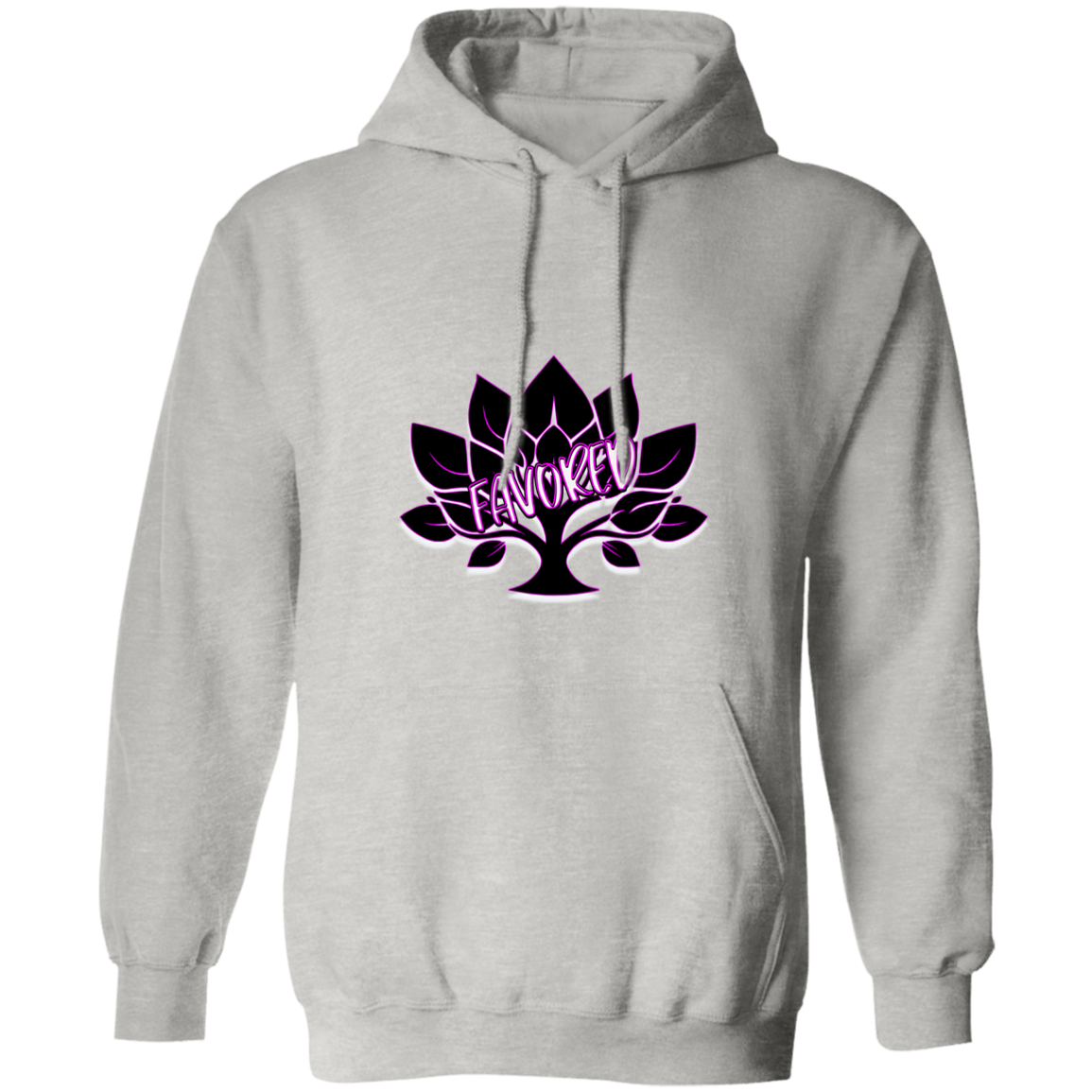 Hot Pink Favored Gildan Pullover Hoodie