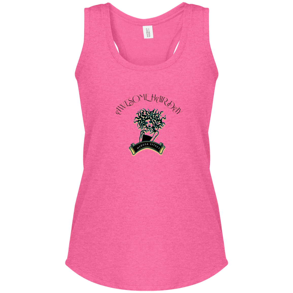 Awesome Hair Day Women's Perfect Tri Racerback Tank