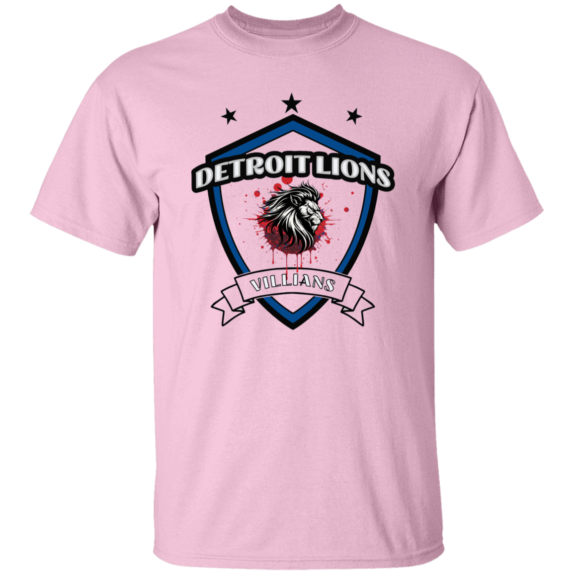 Detroit Lions Villian 5.3 oz. T-Shirt