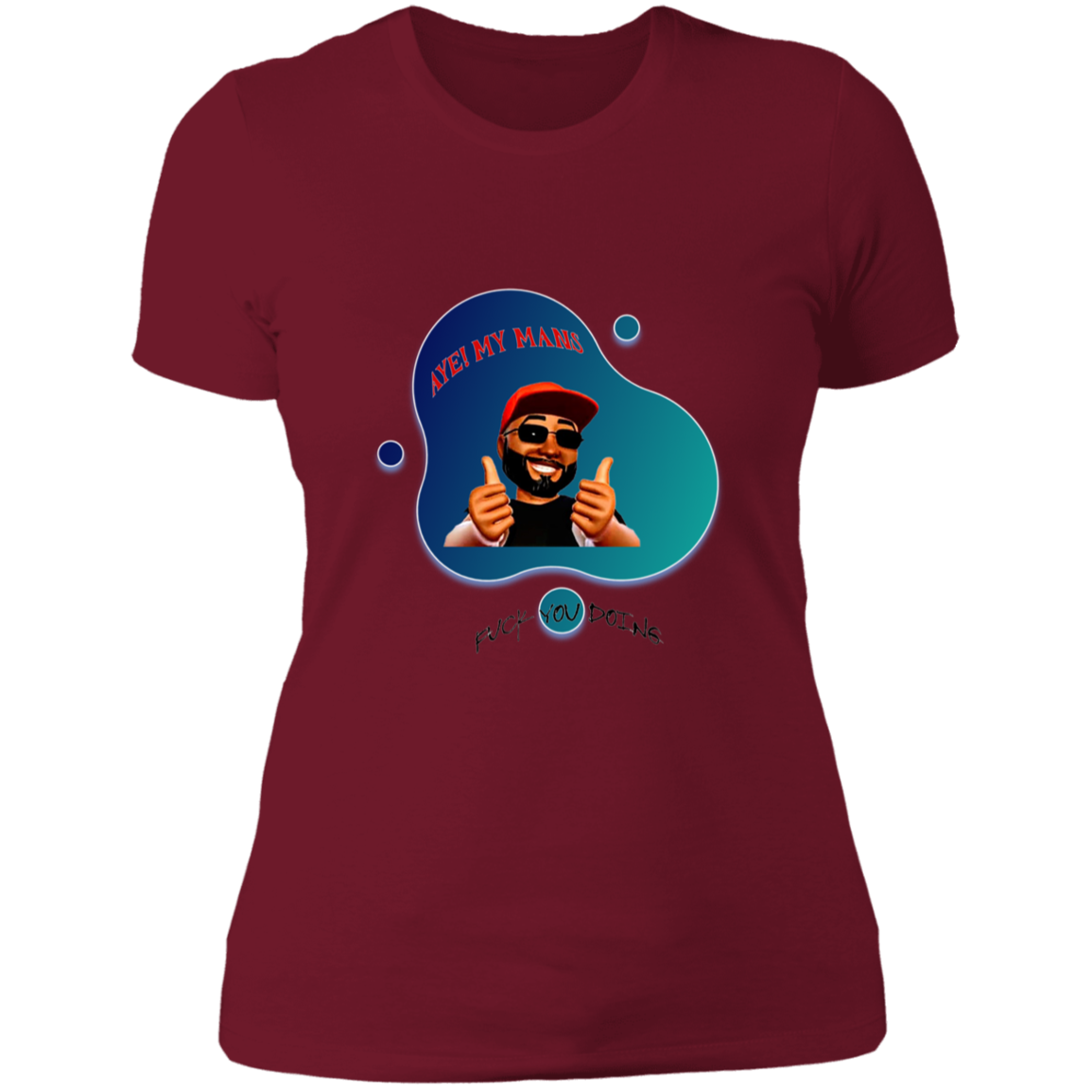 Aye! My Mans Ladies' Boyfriend T-Shirt