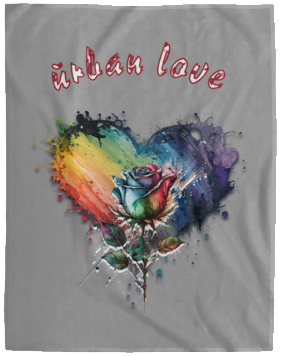 Urban Love Cozy Plush Fleece Blanket - 60x80