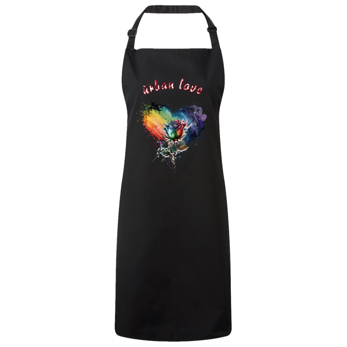 Urban Love Sustainable Unisex Bib Apron