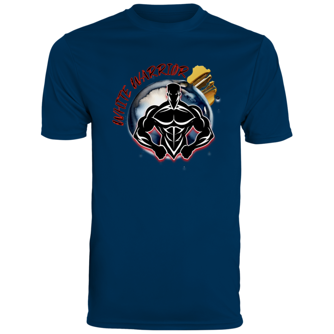 White Warrior 790 Men's Moisture-Wicking Tee