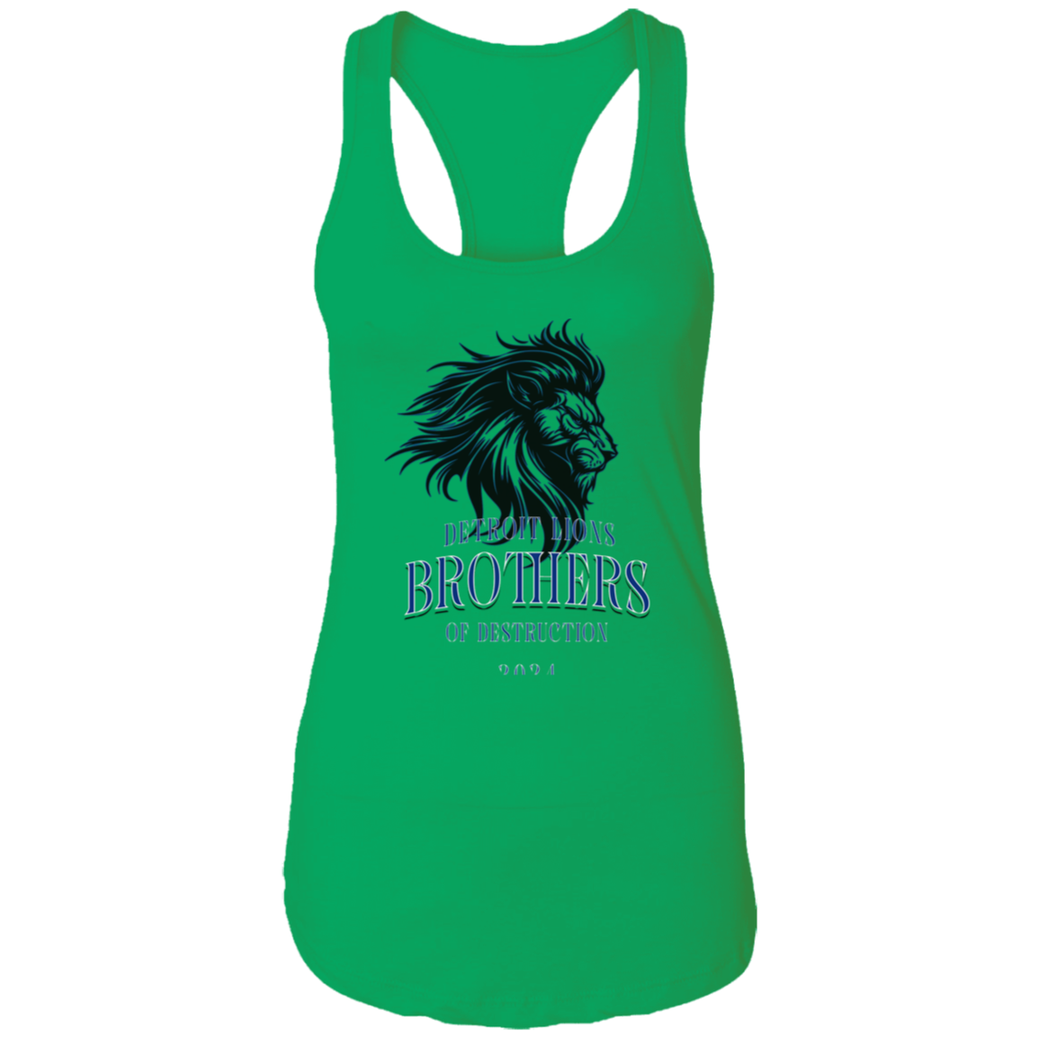 Detroit Lions Brothers of Destruction Ladies Ideal Racerback Tank