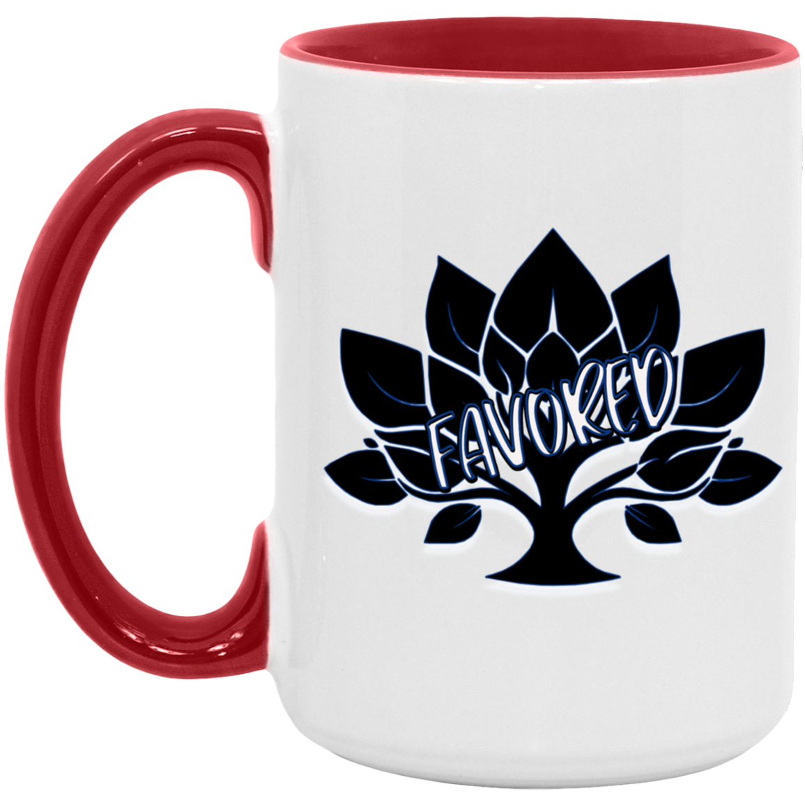 Favored Blue 15oz Accent Mug