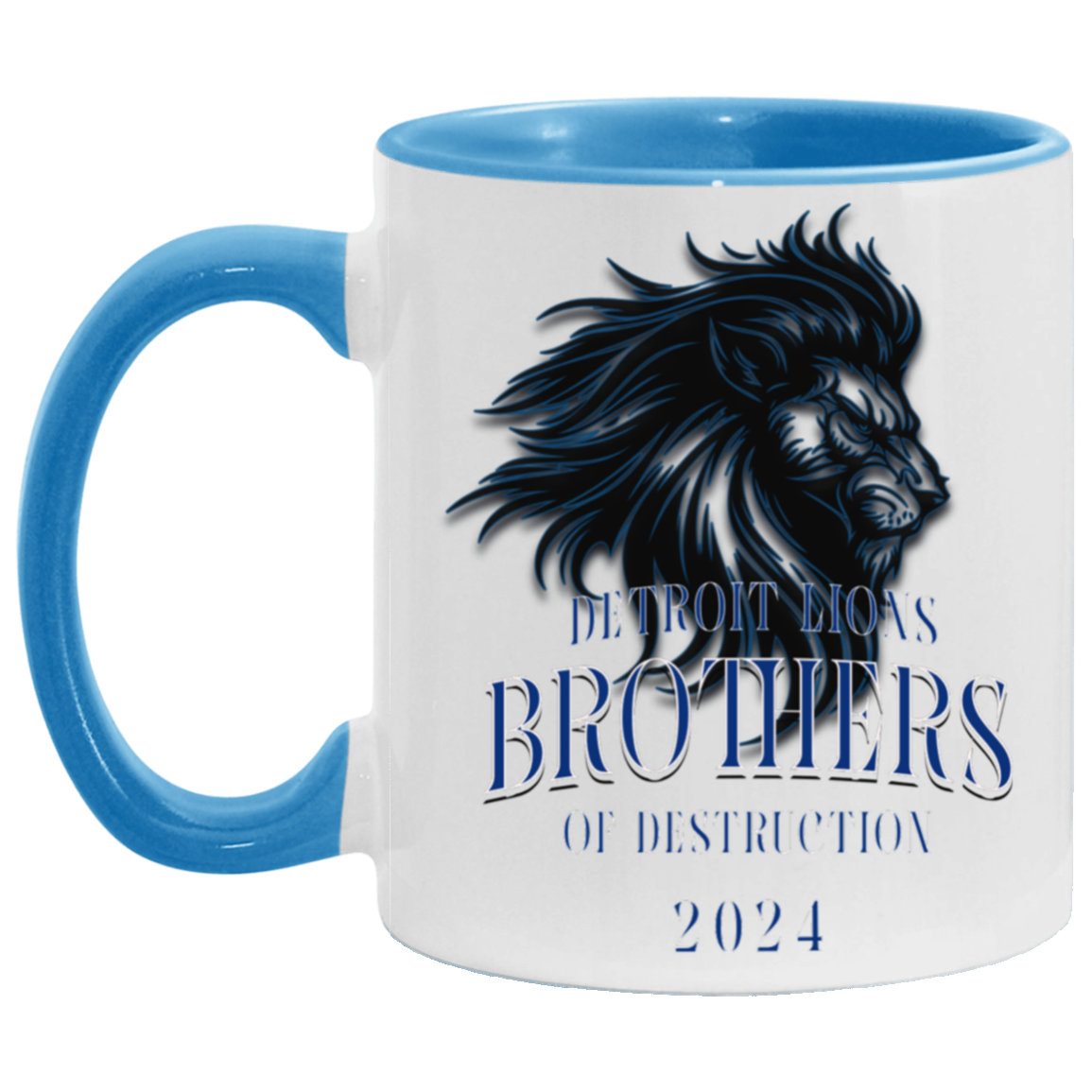 Detroit Lions Brothers of Destruction 11oz Accent Mug
