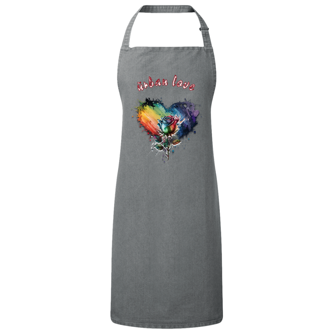 Urban Love Sustainable Unisex Bib Apron