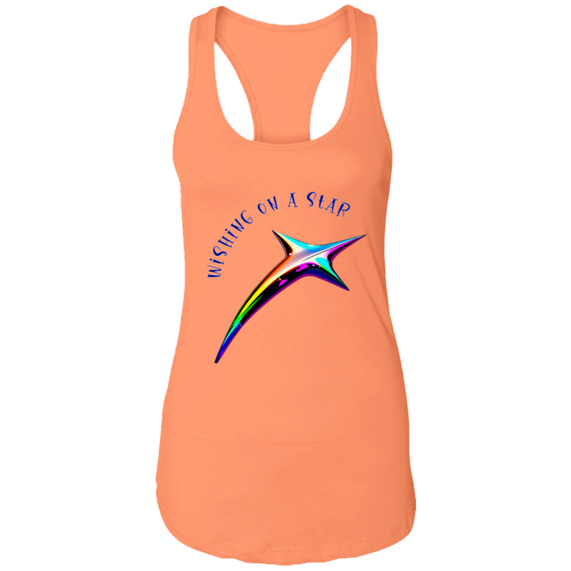 Wishing on a Star Ladies Ideal Racerback Tank Top
