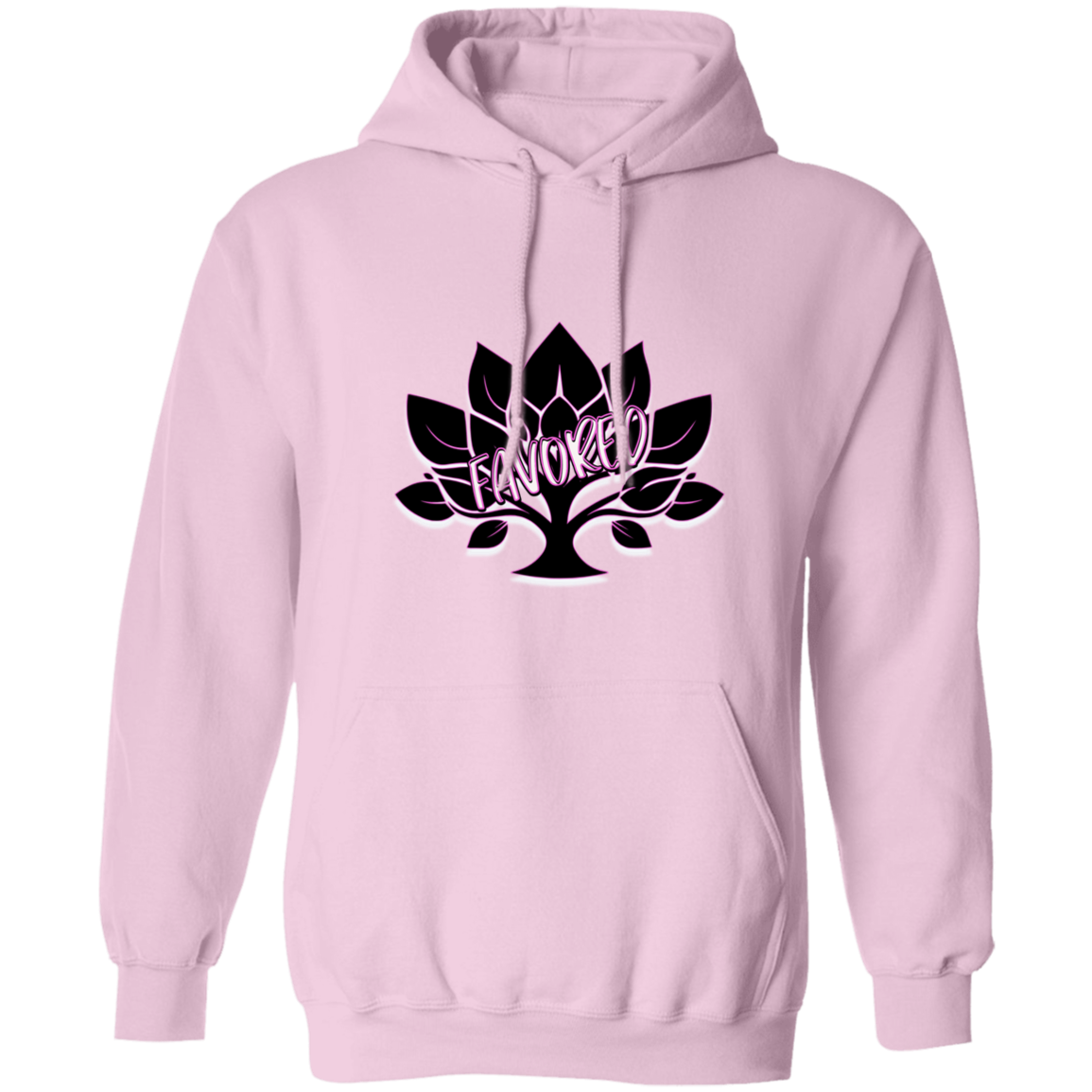 Pink Favored Gildan Unisex Pullover Hoodie