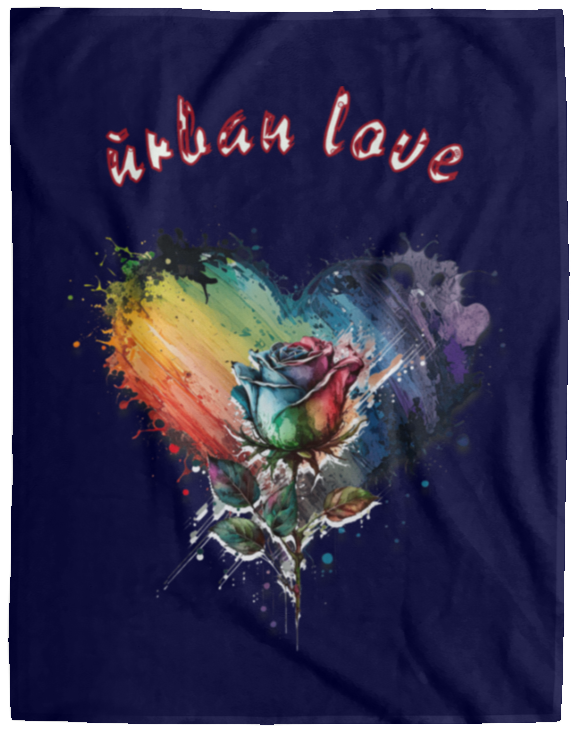 Urban Love Cozy Plush Fleece Blanket - 60x80
