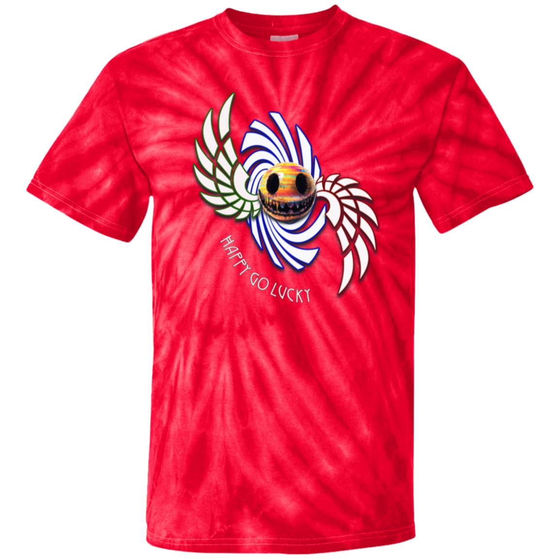 Happy Go Lucky 100% Cotton Tie Dye T-Shirt