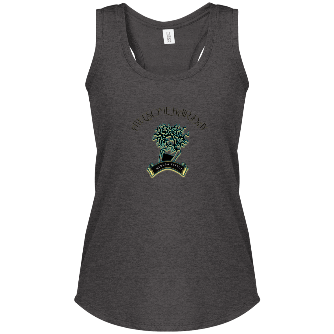 Awesome Hair Day Women's Perfect Tri Racerback Tank