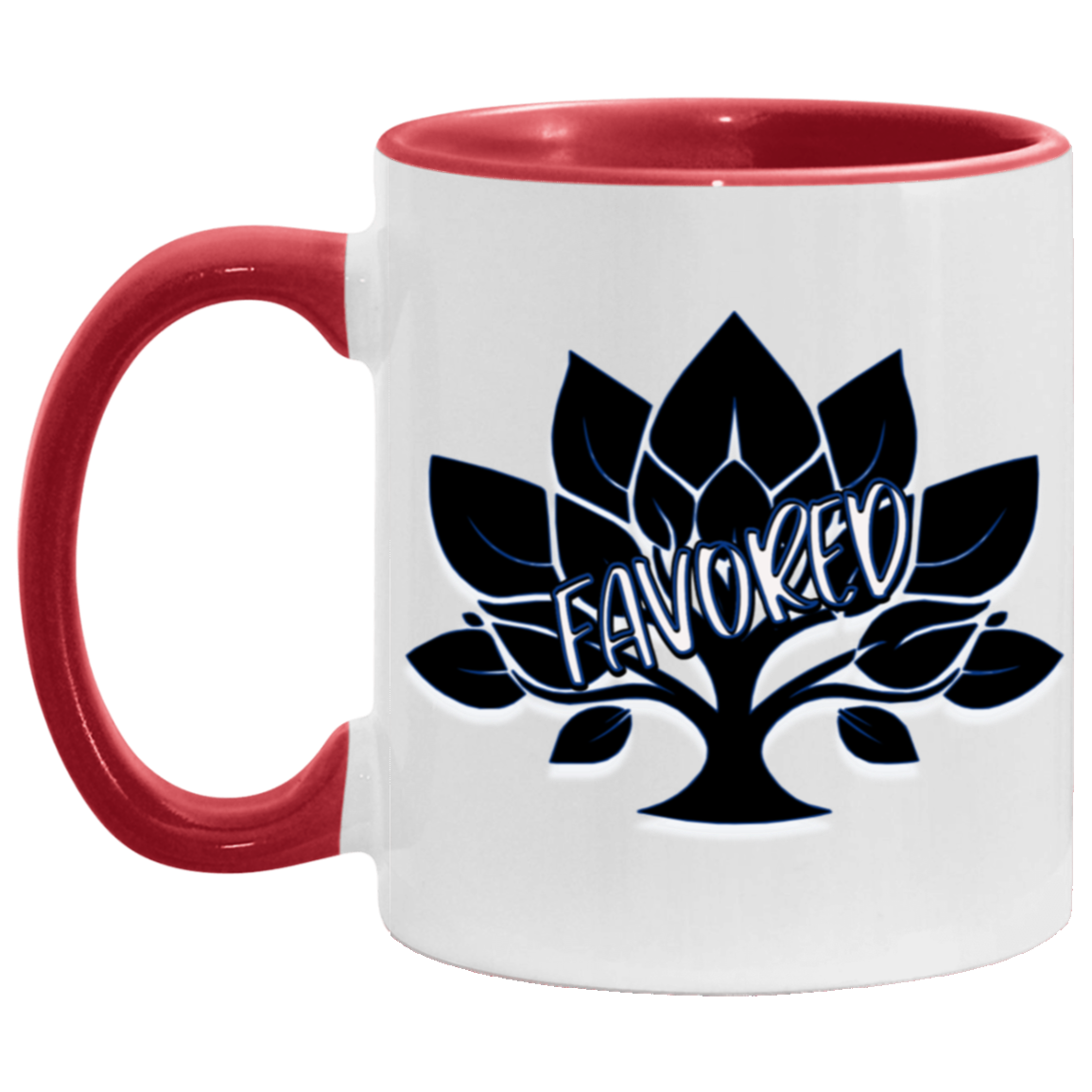 Favored Blue 11oz Accent Mug
