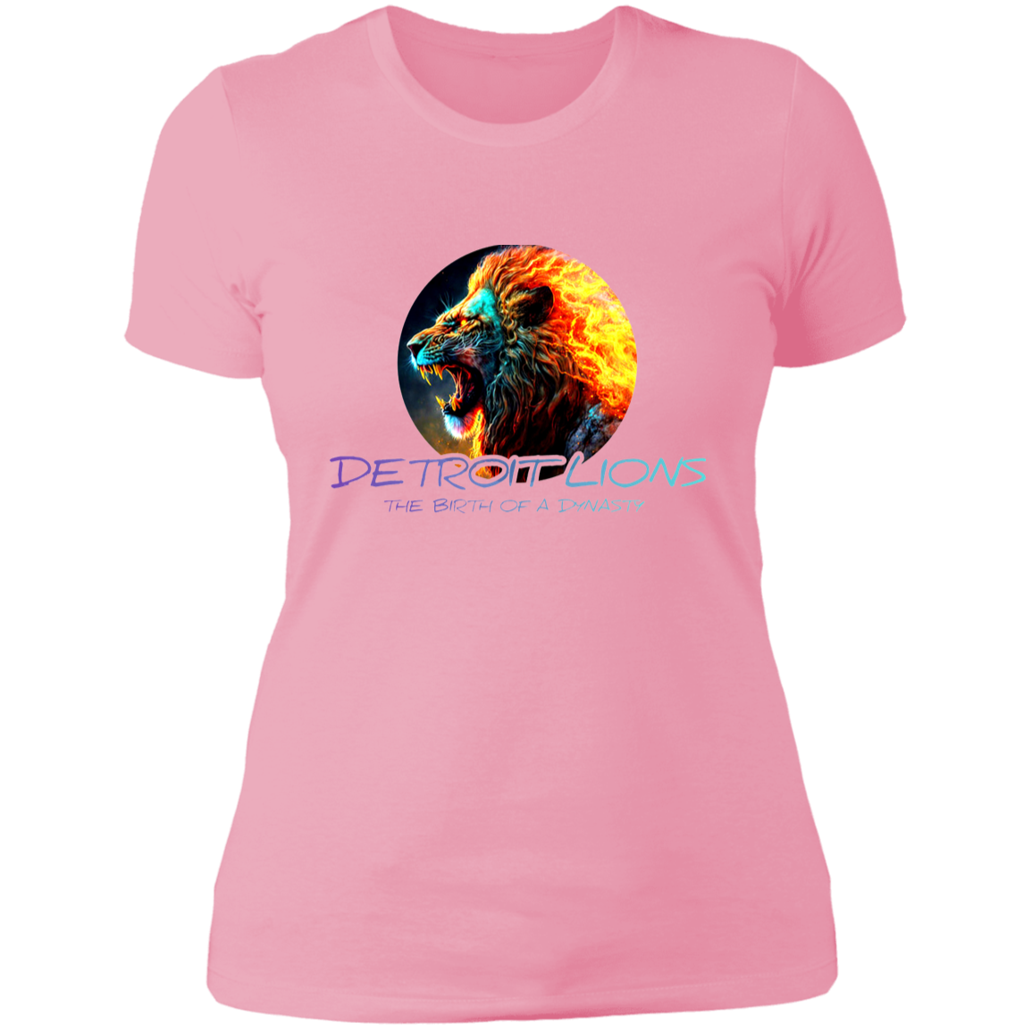 Detroit Lions Birth of a Dynasty Ladies' Boyfriend T-Shirt