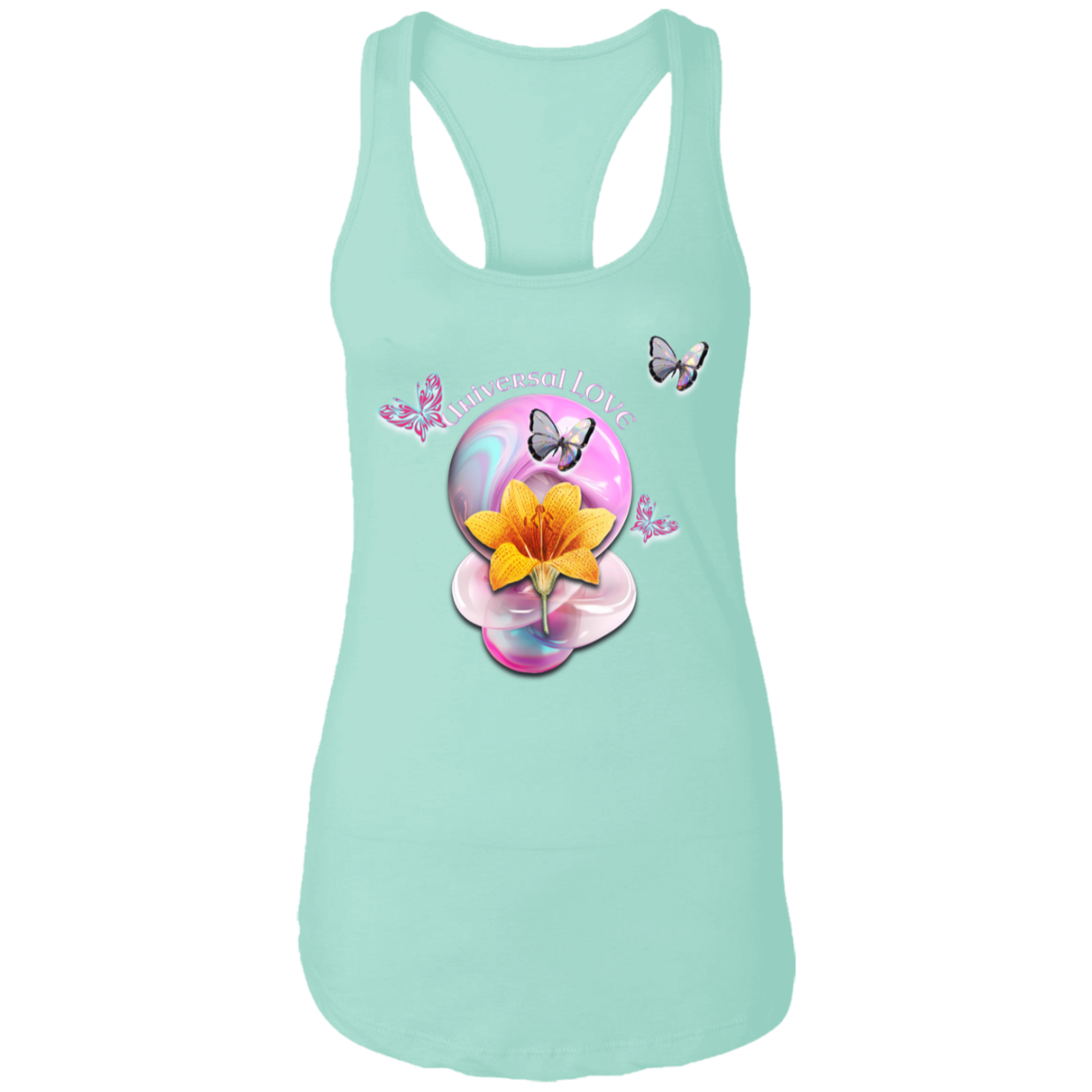Universal Love Ladies Ideal Racerback Tank