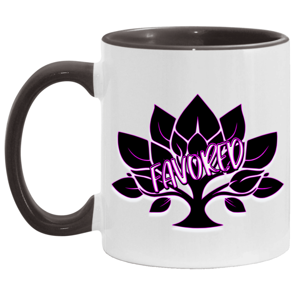 Favored Hot Pink 11oz Accent Mug