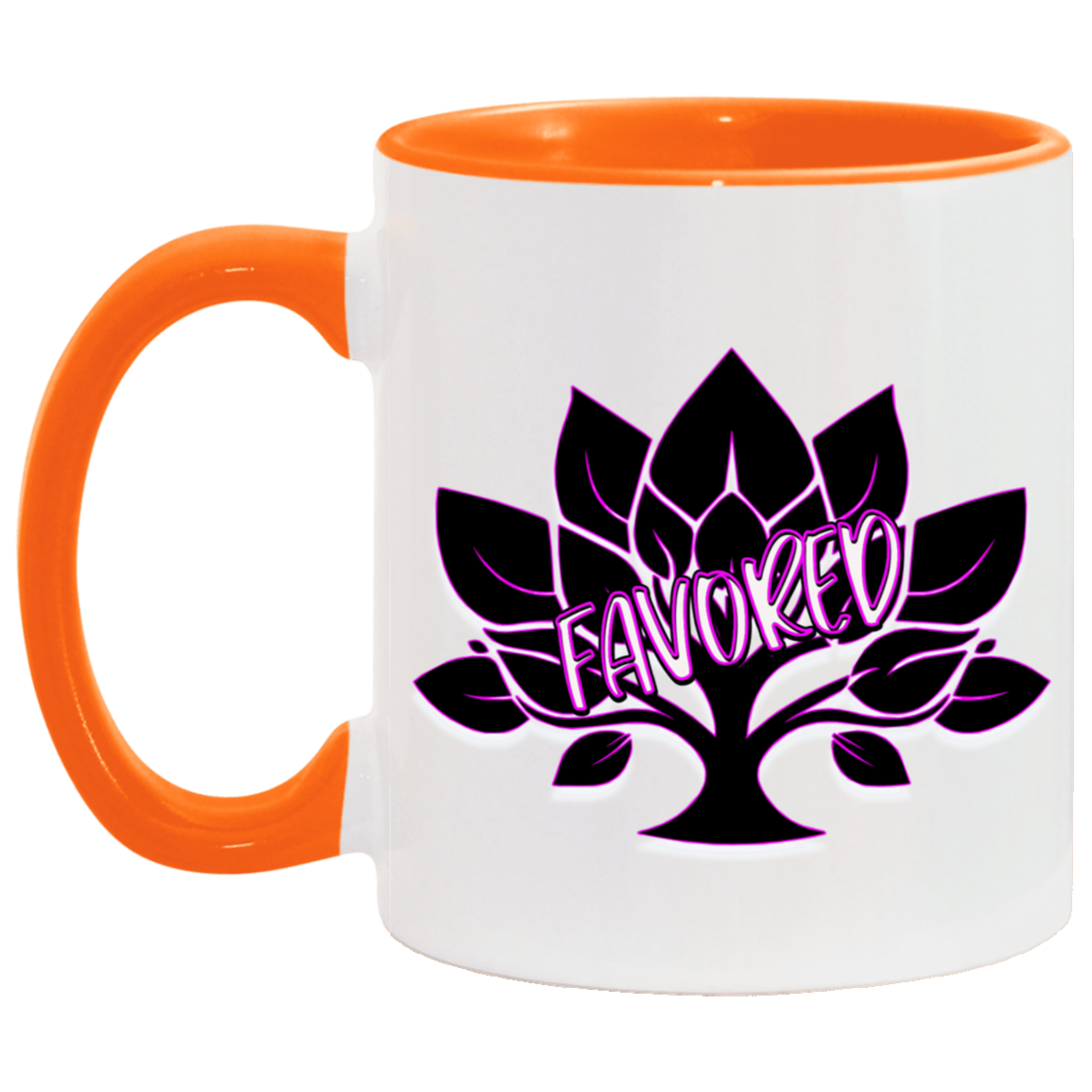 Favored Hot Pink 11oz Accent Mug