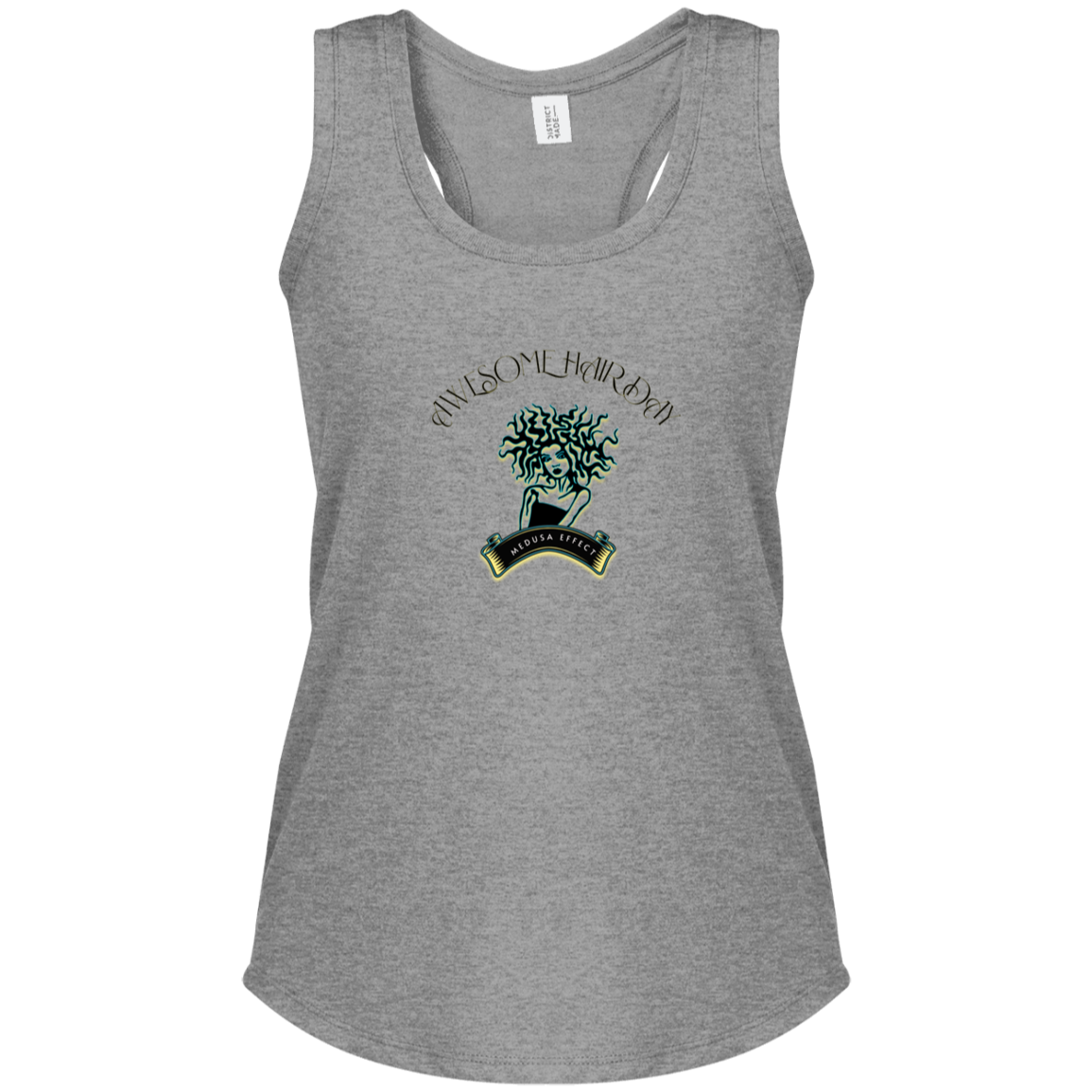 Awesome Hair Day Women's Perfect Tri Racerback Tank