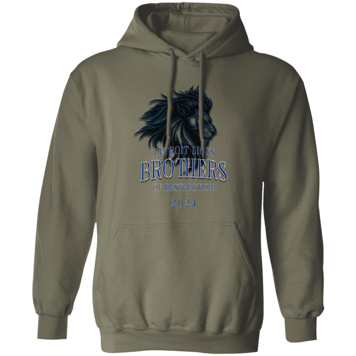 Detroit Lions Brothers of Destruction Gildan Pullover Hoodie