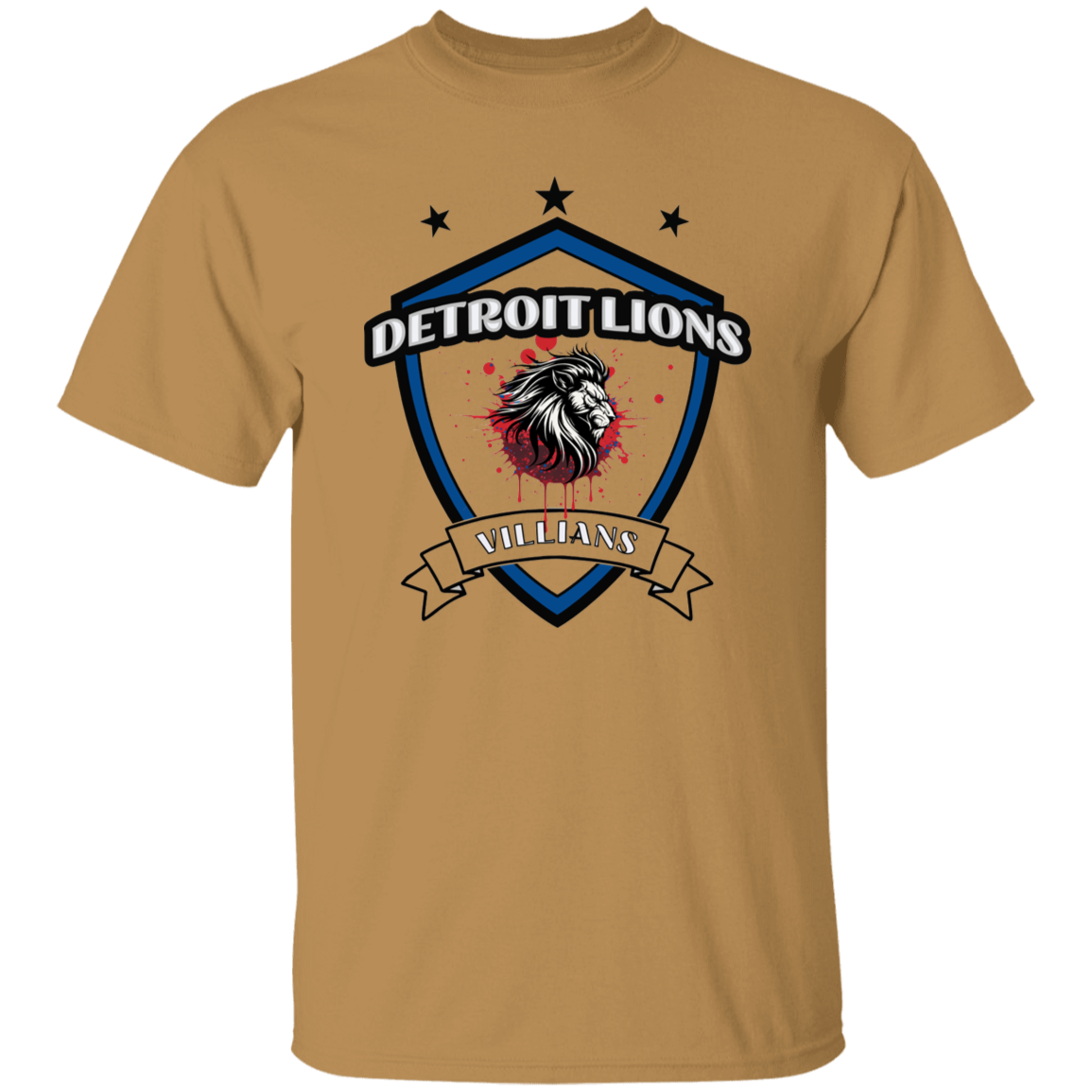 Detroit Lions Villian 5.3 oz. T-Shirt