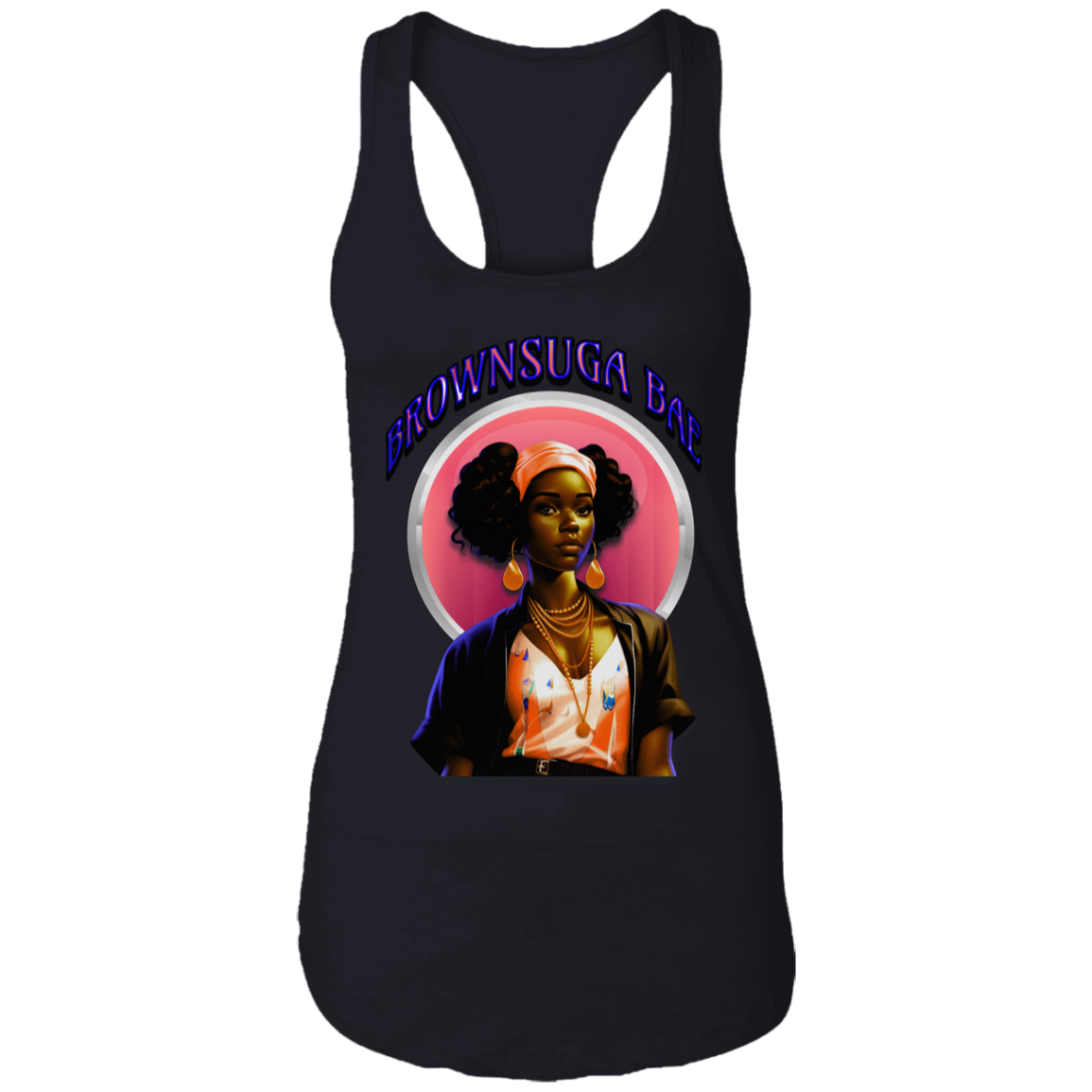 BrownSuga Bae Ladies Ideal Racerback Tank Top