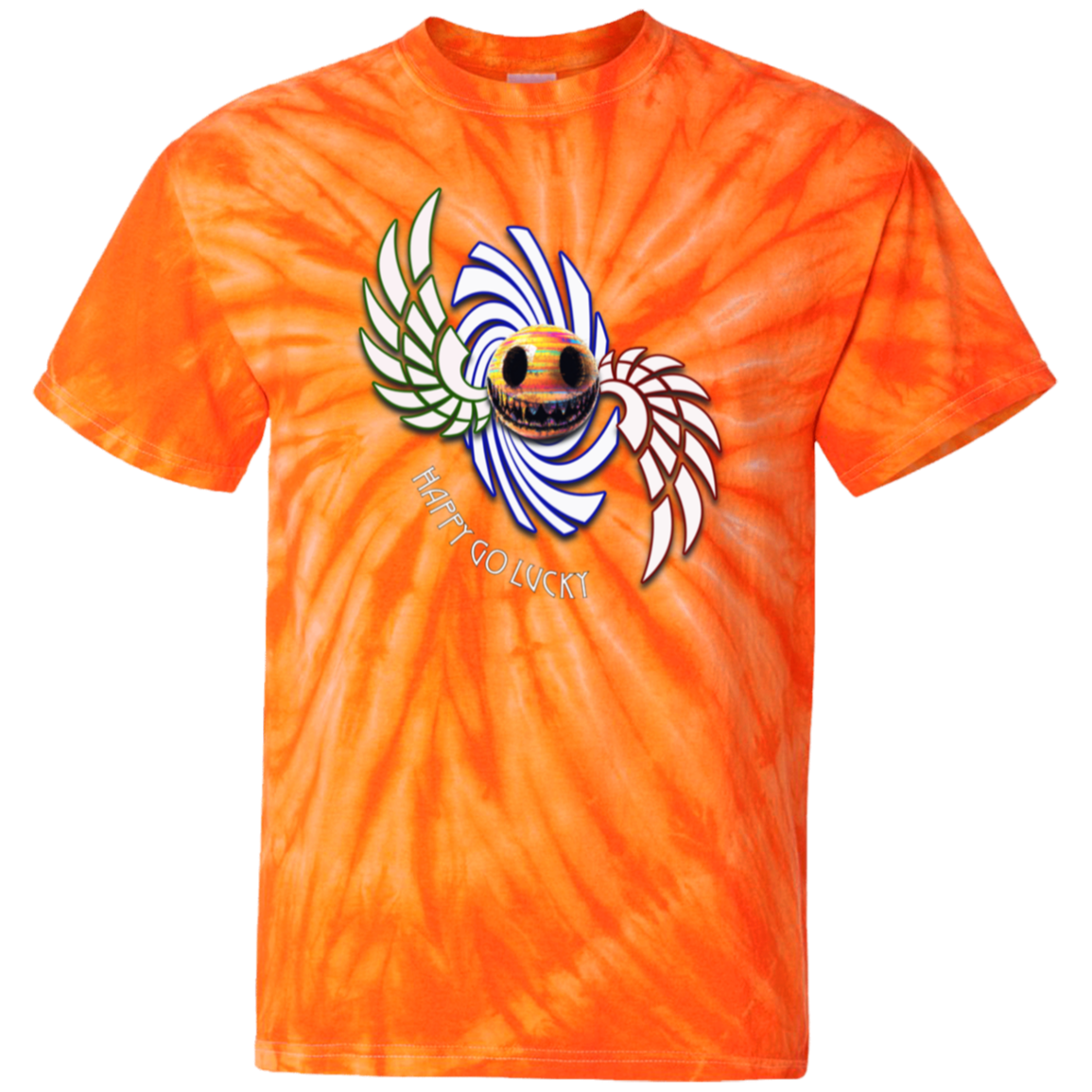 Happy Go Lucky 100% Cotton Tie Dye T-Shirt
