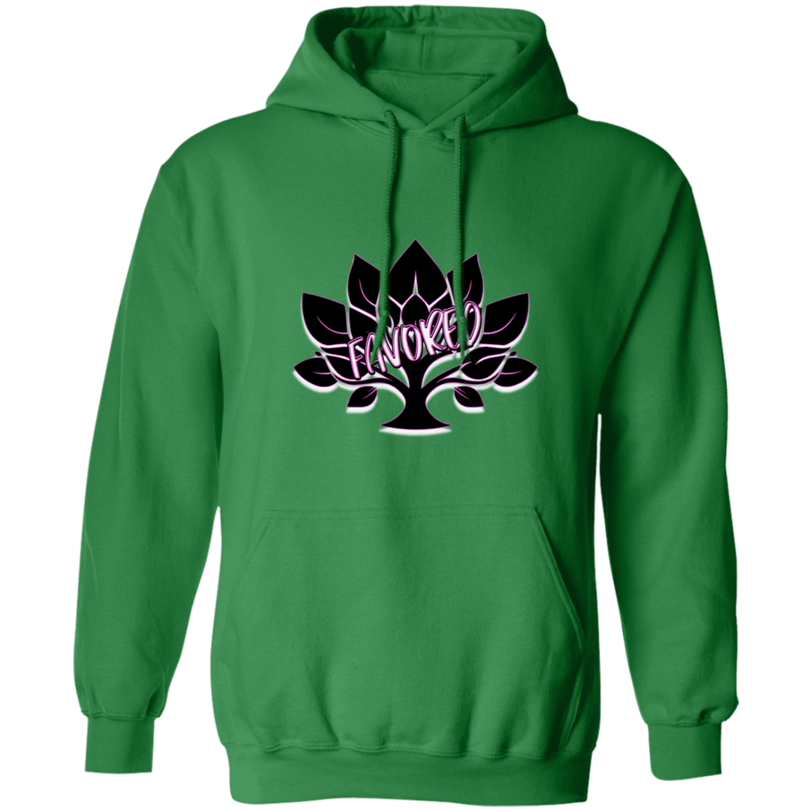 Pink Favored Gildan Unisex Pullover Hoodie