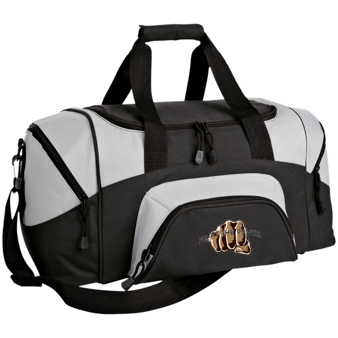 Fight the Power Small Colorblock Sport Duffel Bag