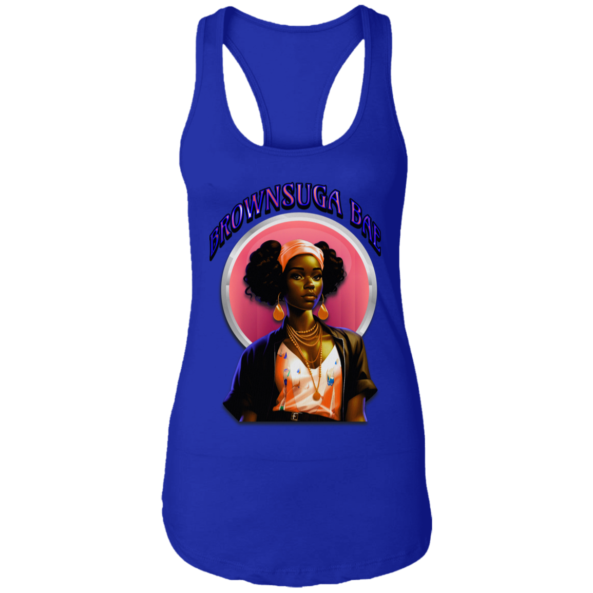 BrownSuga Bae Ladies Ideal Racerback Tank Top