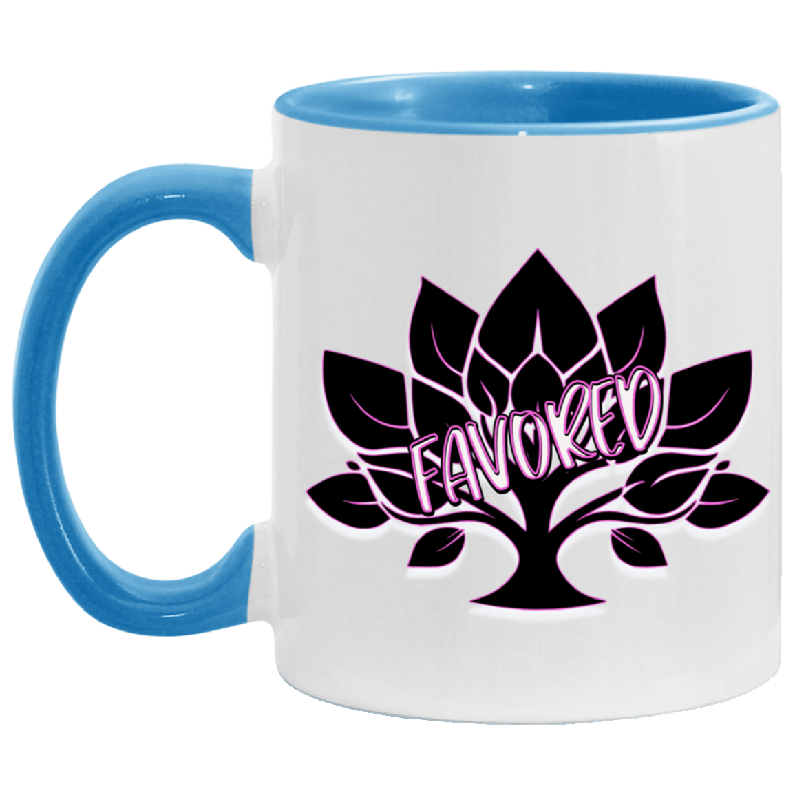 Favored Pink 11oz Accent Mug