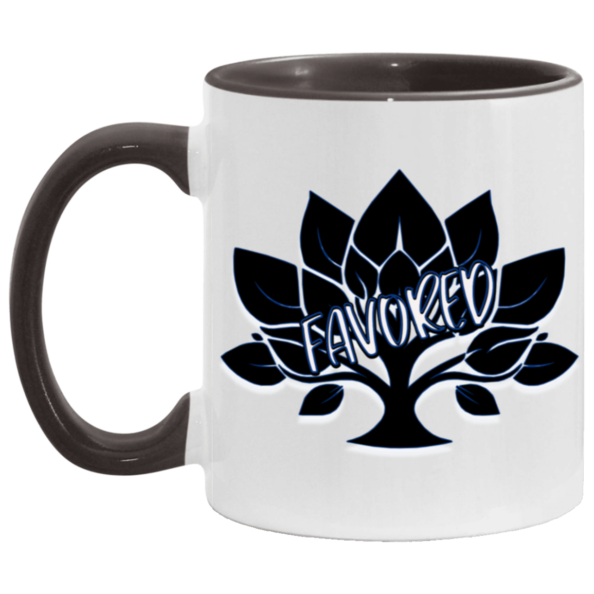 Favored Blue 11oz Accent Mug