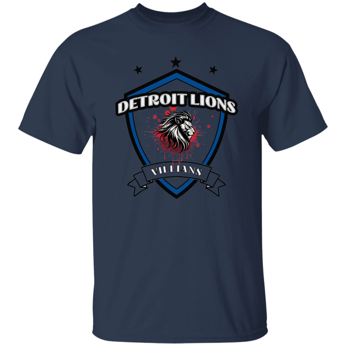 Detroit Lions Villian 5.3 oz. T-Shirt