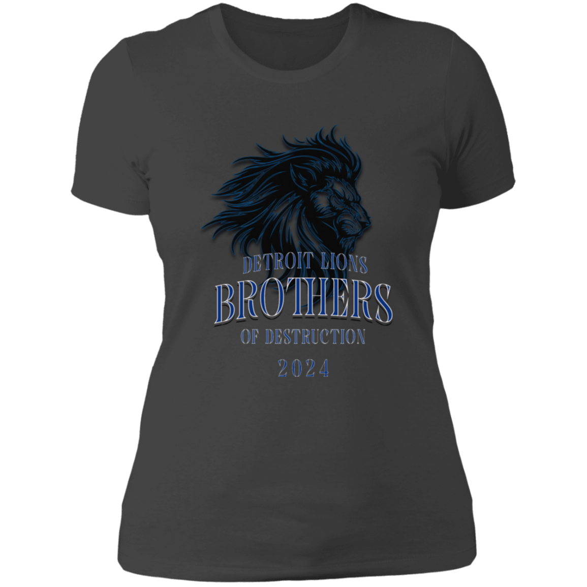 Detroit Lions Brothers of Destruction Ladies' Boyfriend T-Shirt