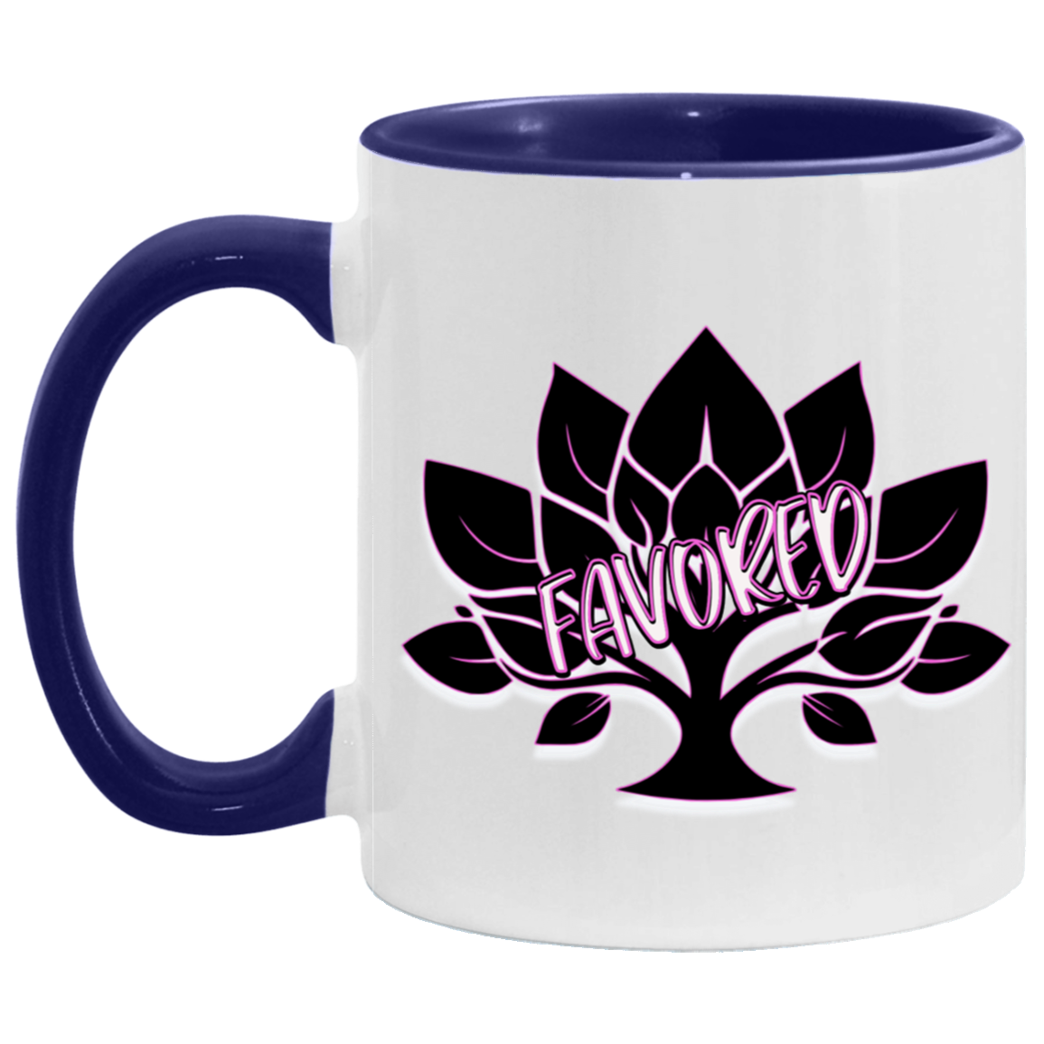 Favored Pink 11oz Accent Mug