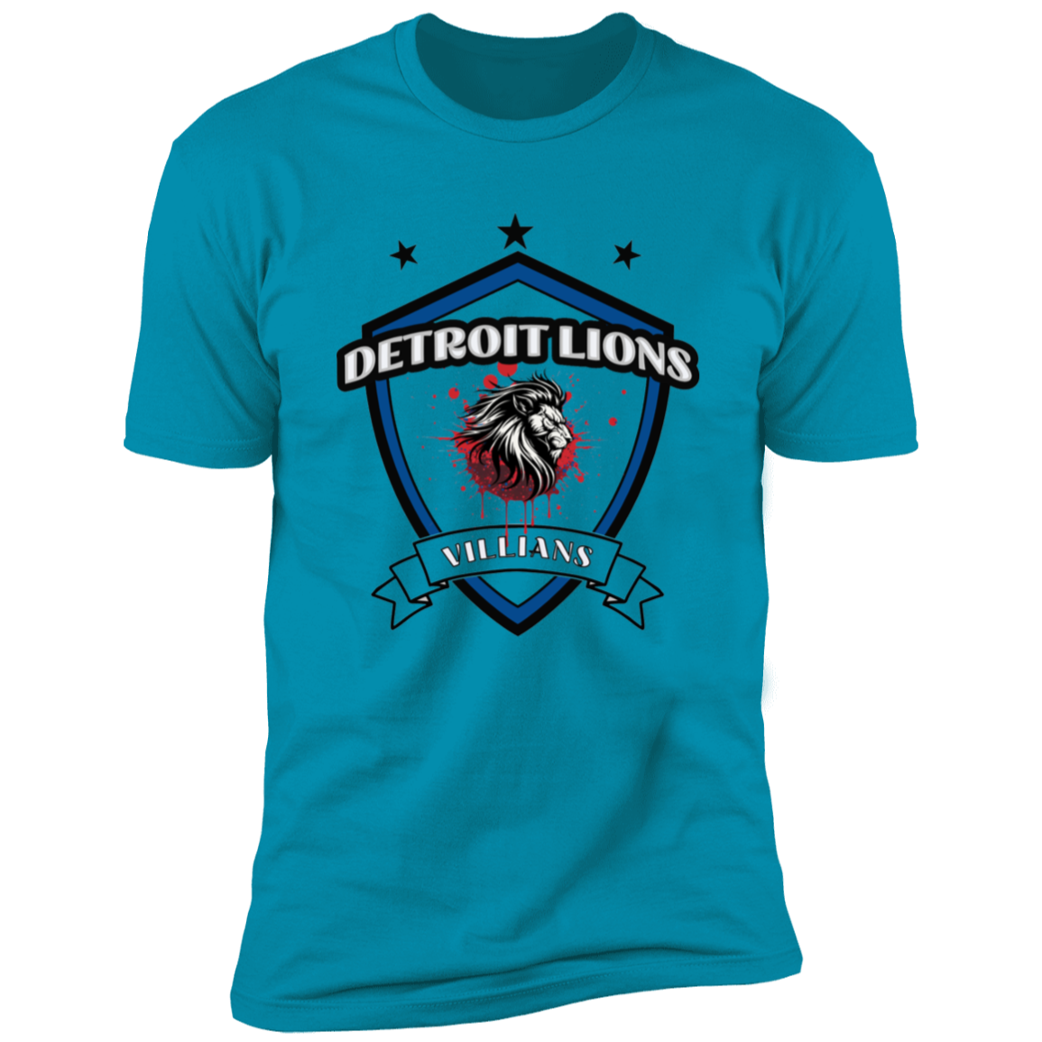 Detroit Lions Villian Premium Short Sleeve T-Shirt