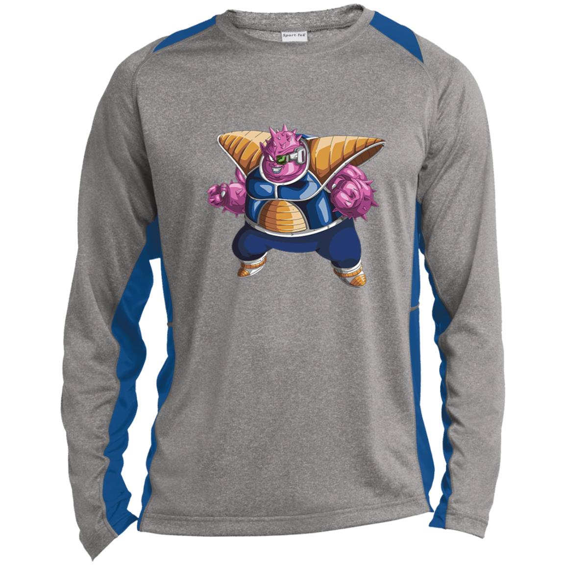 Dodoria DBS Long Sleeve Heather Colorblock Performance Tee