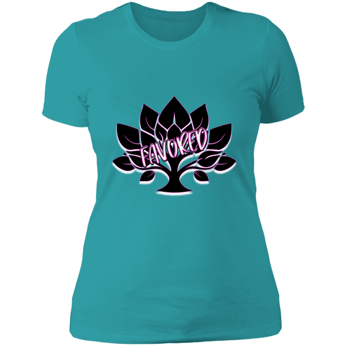 Favored Pink Ladies' Boyfriend T-Shirt