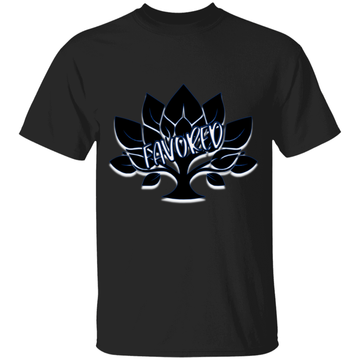 Favored Blue Youth 5.3 oz 100% Cotton T-Shirt