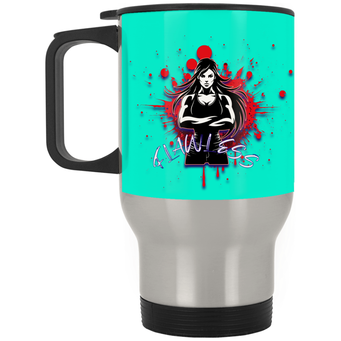 Flawless Silver Stainless Travel Mug