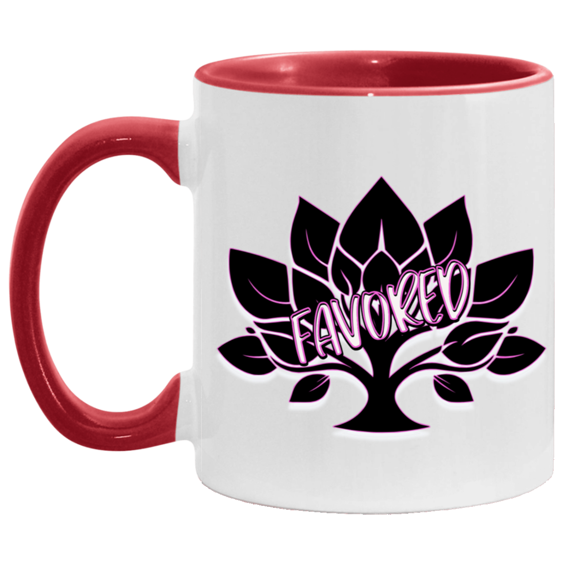 Favored Pink 11oz Accent Mug