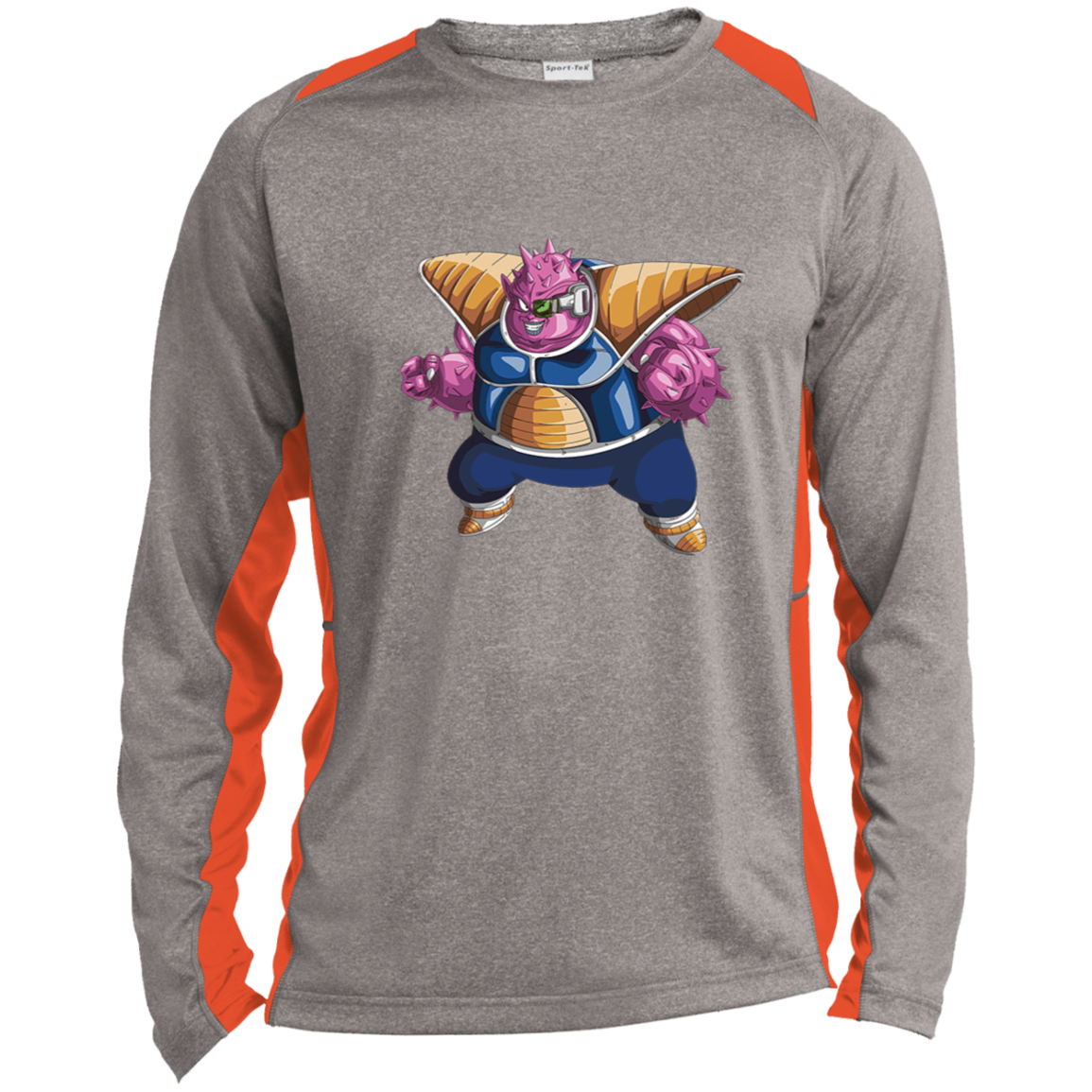 Dodoria DBS Long Sleeve Heather Colorblock Performance Tee