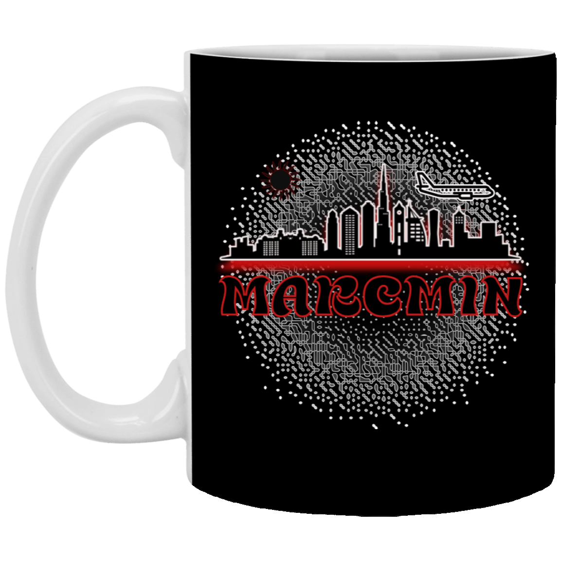 Marcmin 11oz White Mug